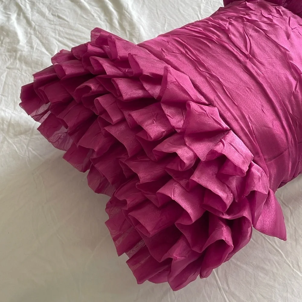 Luxurious Pink Decorative Pillow